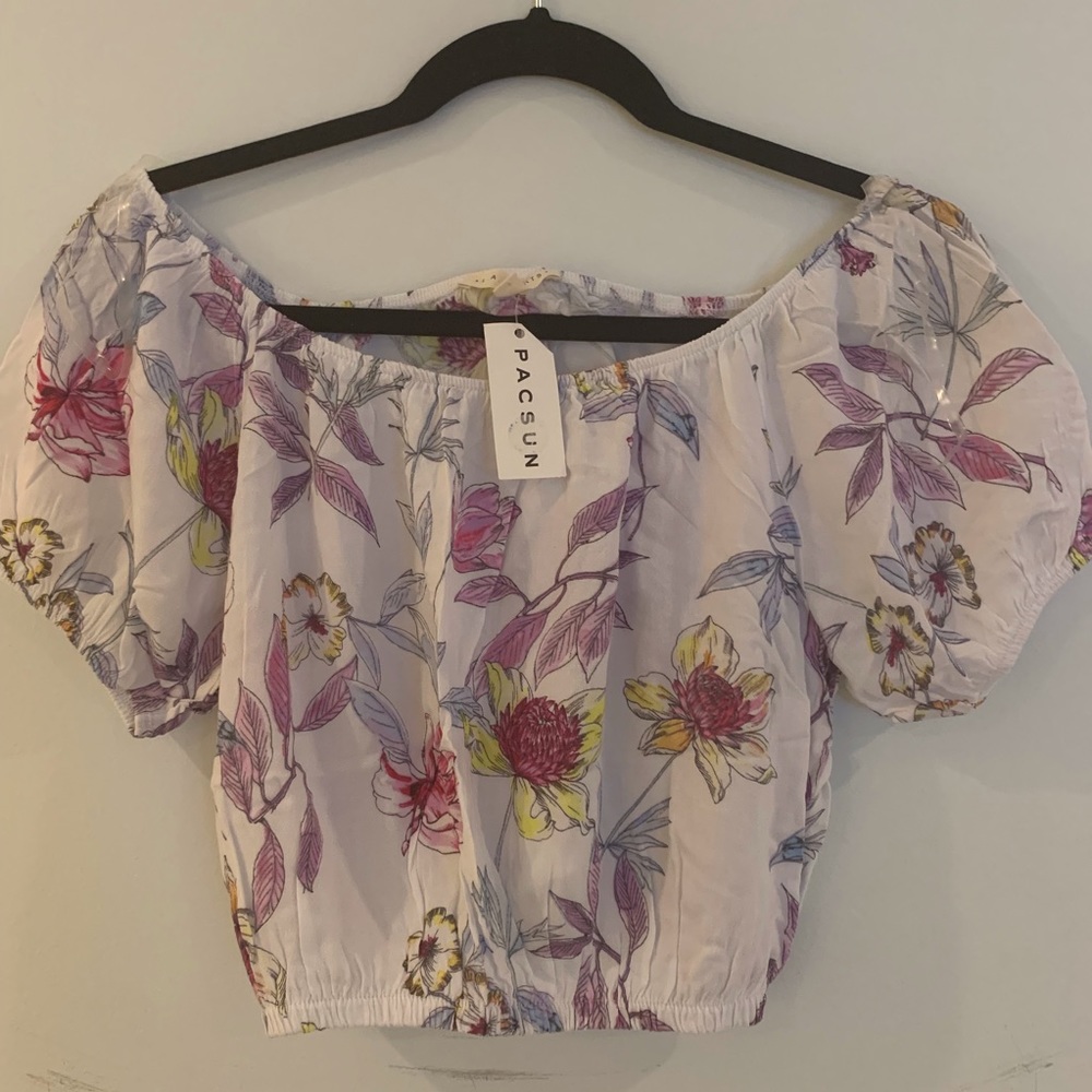 Pacsun top on or off shoulder size small.